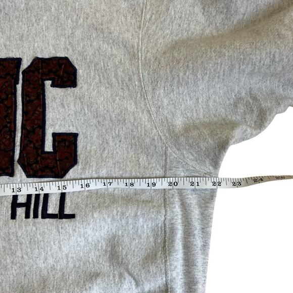 Vintage 90s University of North Carolina Chapel Hill Crewneck Reverse Weave Sz L - Picture 4 of 16